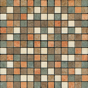Mosaic--Rustic_Tile,Mixed_Color_Mosaic_[2],C2820-1